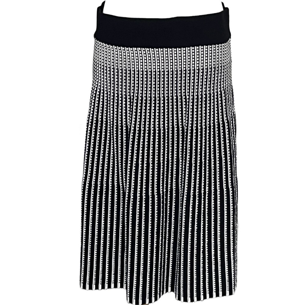 Ann Taylor Striped Knit Skirt Size M